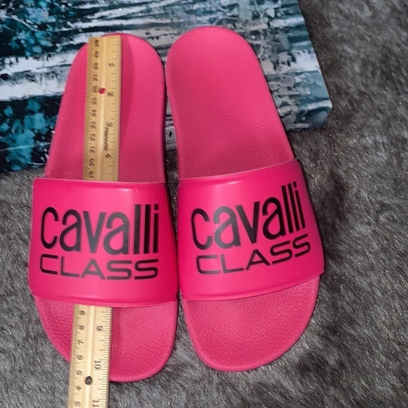 Cavalli Class fushia  pink Slides Sz 41 - Picture 4 of 11
